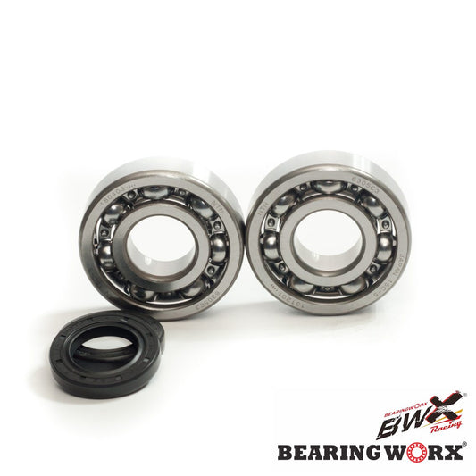 CRANKSHAFT BEARINGS WITH SEALS KAWASAKI KDX 200 '91-'06, KDX 220 '97-'05 (NTN) (MADE IN JAPAN) (24-1045), Bearing WorX