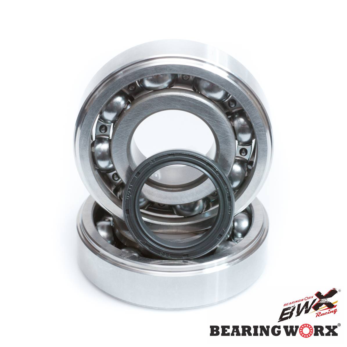 CRANKSHAFT BEARINGS WITH SEALS KAWASAKI KX 250 '02-'07 (24-1047) (NTN) (MADE IN JAPAN), Bearing WorX