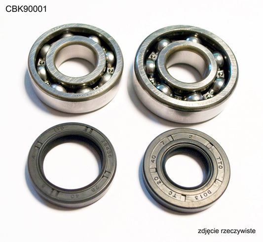 CRANKSHAFT BEARINGS WITH SEALS YAMAHA YZ 80/85 93-18 (NTN) (MADE IN JAPAN) (24-1023), Bearing WorX