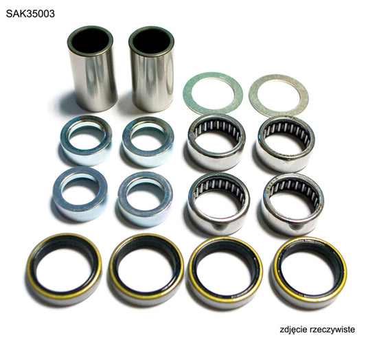 SWINGARM REPAIR KIT KTM SX/SXF '16-'22, EXC-EXCF '17-'23, HUSABERG 390/450 '09-'11, HUSQVARNA '16-19, BETA RR, HUSQVARNA TC/FC '16-'23, FE/TE '17-'23 (28-1125)(BUSHINGS 17x22x39MM-2PCS, BEARINGS 22x28x12MM-4PCS), Bearing WorX