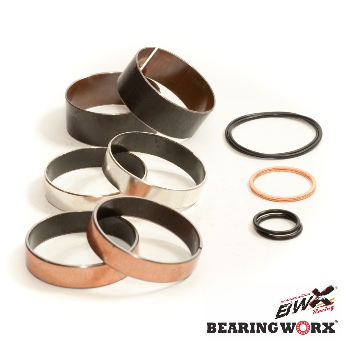 FRONT SUSPENSION BUSHING SET (BEARINGS) KTM SX 125/200/250/450/525 03-04, EXC 125/200/250/450/525 03-04, EXC 300 03-05 (38-6077), Bearing WorX