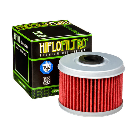 Oil filter HF 103 HONDA CFR 250 L-LA-H, CRF 250 RL/RLA-H RALLY, CB 300 F-J, CBR 300 R/RA-J, CBR300 R/RA-K, Hiflo