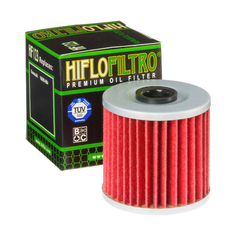 Oil filter HF 123 KAWASAKI KLR/KLX/KSF/KEF (50), Hiflo