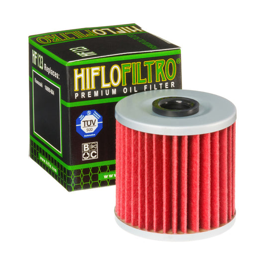 Oil filter HF 123 KAWASAKI KLR/KLX/KSF/KEF (50), Hiflo