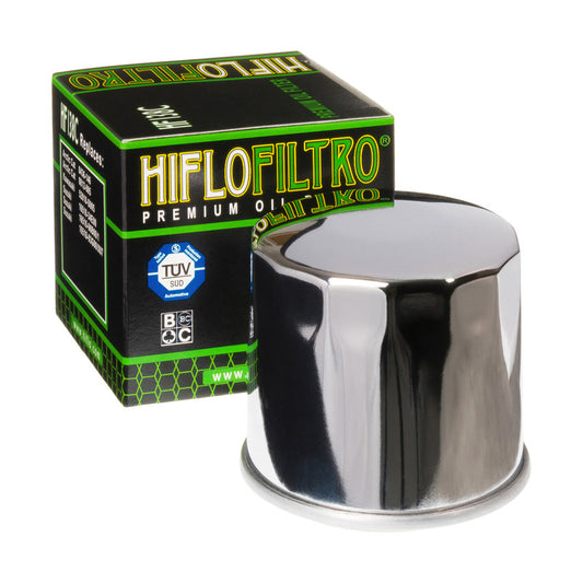 Oil filter HF 138C GSX/GSXR/SV/TL/VZ/VS/DL CHROM (50), Hiflo
