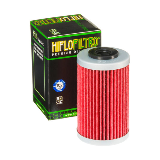 Oil filter HF 155 KTM SX/EXC/LC4 DUKE 125/200/390/620/640/690 (50), Hiflo