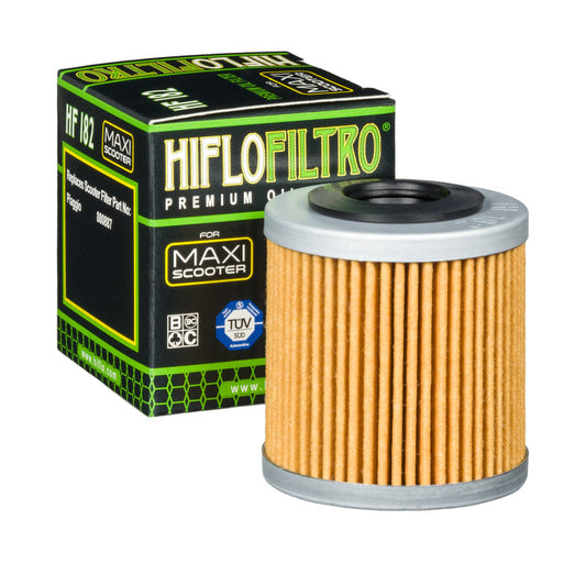 Oil filter HF 182 PIAGGIO 350 BEVERLY SPORT TOURING 4T (11-16) ( OEM 880887 ) (50), Hiflo