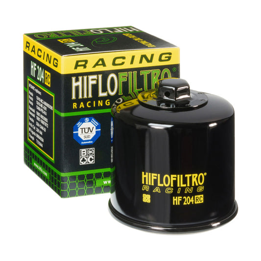 Oil filter HF 204 RACING HONDA/ KAWASAKI/ YAMAHA Nut 17MM (50), Hiflo