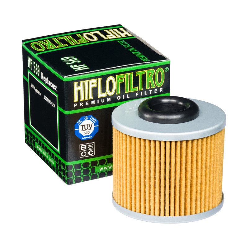 Oil filter HF 569 MV AUGUSTA (OEM 8000B5425) (50), Hiflo