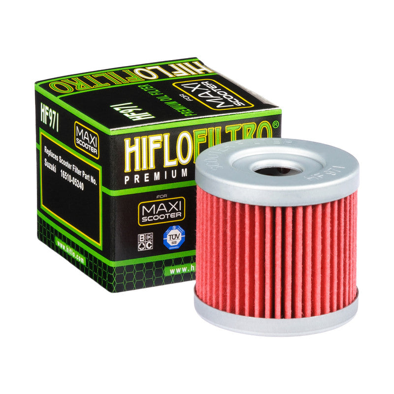 Oil filter HF 971 SUZUKI BURGMAN 125/150/200/400 (50), Hiflo