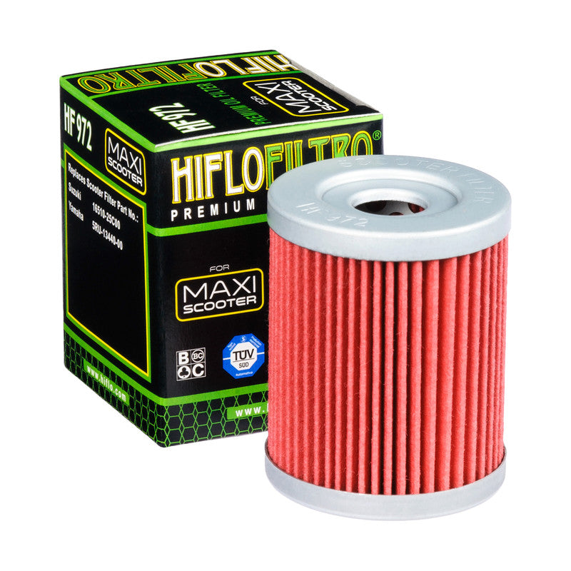 Oil filter HF 972 SUZUKI AN 250/400, YAMAHA YP 400 (50), Hiflo