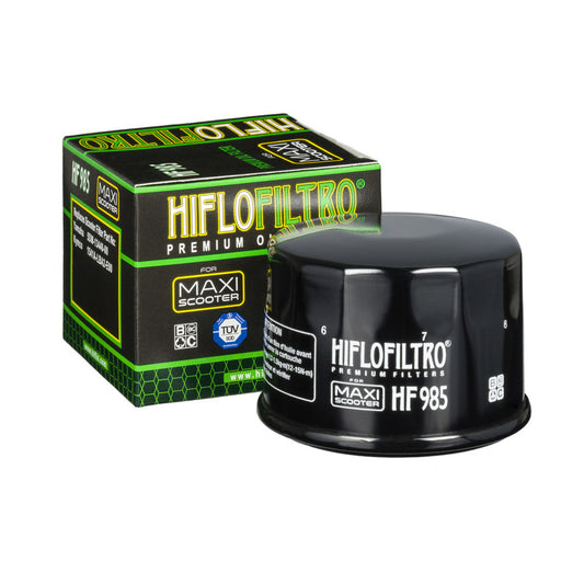 Oil filter HF 985 YAMAHA XP 500 TMAX 01-11, KYMCO 500 X-CITING (05-13), 700 MYROAD (11-13) (50), Hiflo
