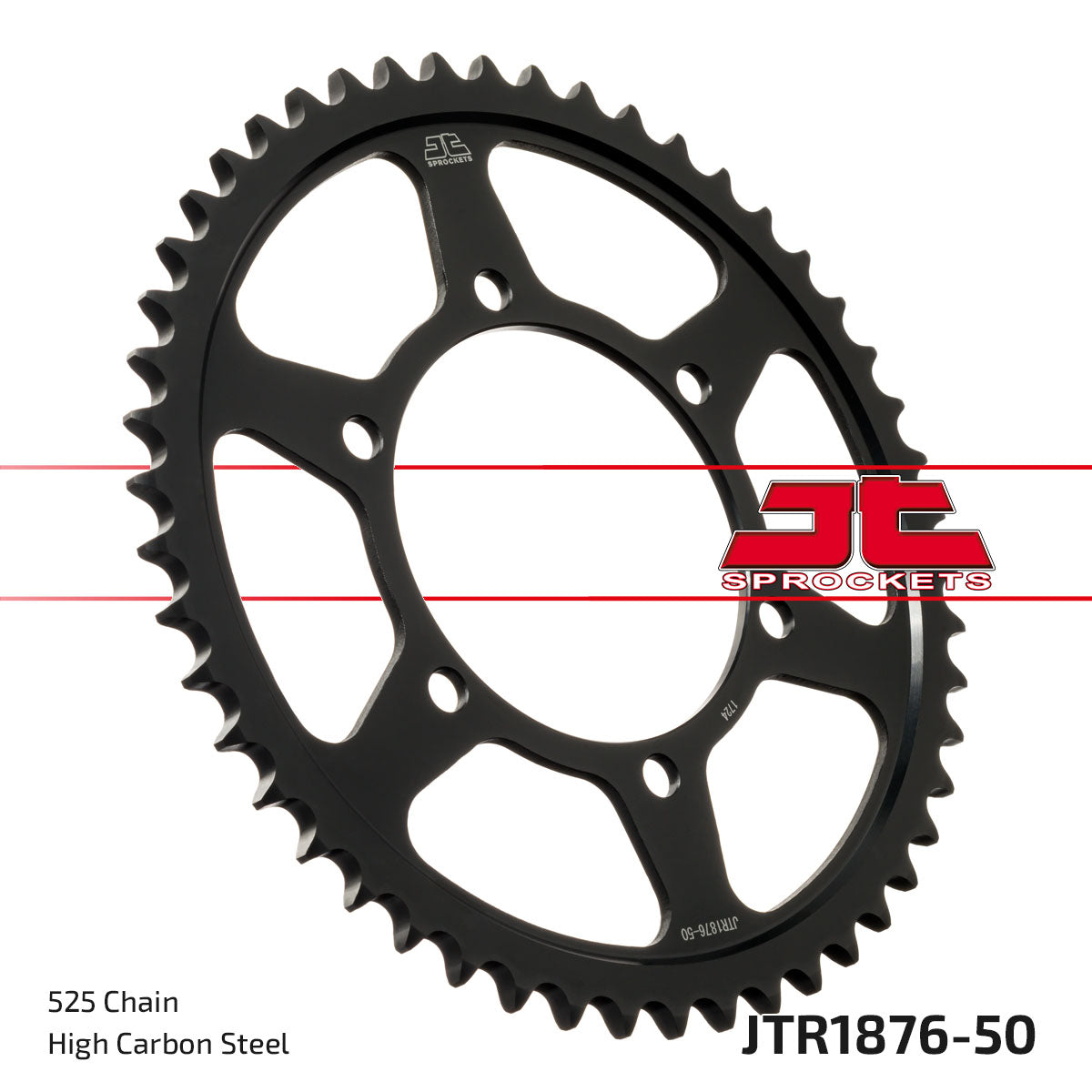 Rear Sprocket Steel 4385 50 SUZUKI DL 800 V-STROM DE / RE / ADVENTURE (438550JT) (Chain. 525), JT Sprockets