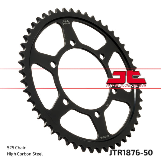 Rear Sprocket Steel 4385 50 SUZUKI DL 800 V-STROM DE / RE / ADVENTURE (438550JT) (Chain. 525), JT Sprockets