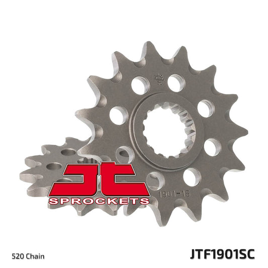 Front Sprocket 1248 14 KTM SX/EXC '91-'25 Self-cleaning (124814JT) (Chain. 520), JT Sprockets