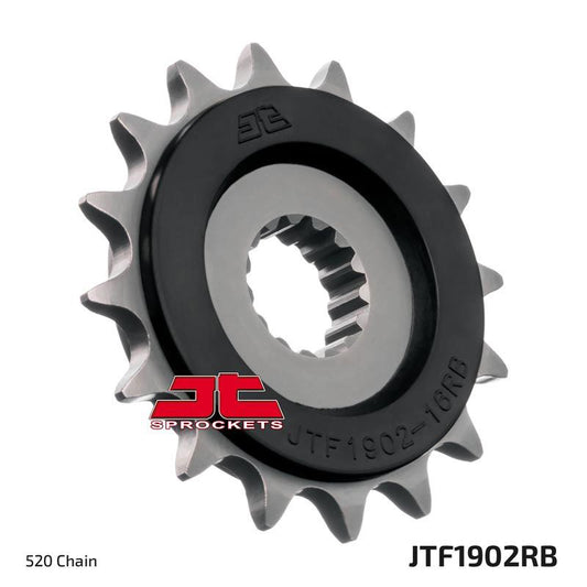 Front Sprocket 1252 16 Z Rubber KTM LC4 400/600/620/640/690 (125216JTRB) (Chain. 520), JT Sprockets