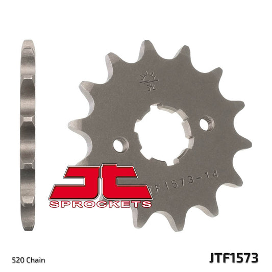 Front Sprocket 2076 14 YAMAHA XV 125 VIRAGO '97-'01 (207614JT) (Chain. 520), JT Sprockets