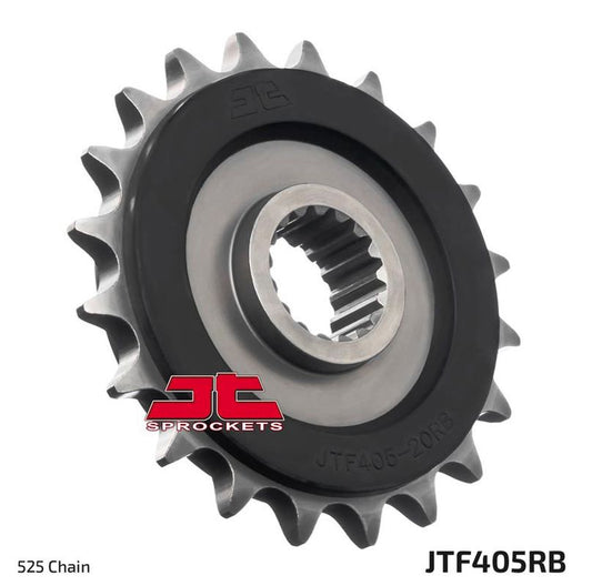 Front Sprocket 2078M 19 BMW F 800 R '09-'20 (2078M19JT) (Chain. 525) (Z Rubber), JT Sprockets