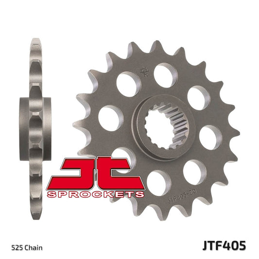 Front Sprocket 2078M 19 BMW F 800R '09-'20 (2078M19JT) (Chain. 525), JT Sprockets