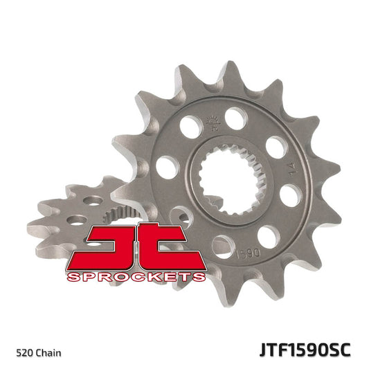 Front Sprocket 2103 13 YAMAHA YZF 250 '01-'25, YZ 125 '05-'25, WR 250F '01-'25 (ORGY.) Self-cleaning (210313JT) (Chain. 520), JT Sprockets