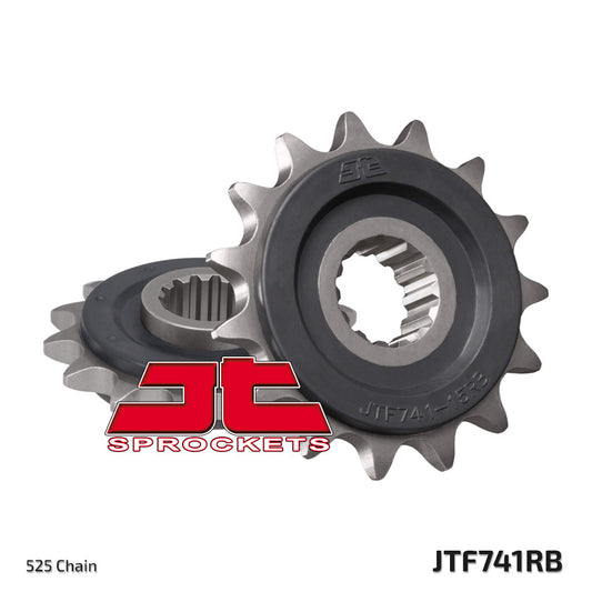 Front Sprocket 2114 15 Z Rubber DUCATI 749 '03-'06 (211415JTRB) (Chain. 525), JT Sprockets