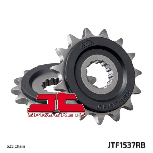 Front Sprocket 2137 17 Z Rubber KAWASAKI ZX10R '04-'18 (J213717JTRB) (Chain. 525), JT Sprockets