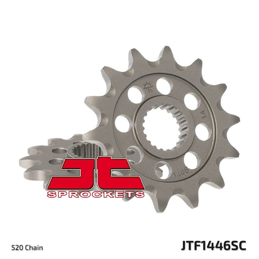 Front Sprocket 2146 13 KAWASAKI KXF 250 '06-'17 Self-cleaning (214613JT) (Chain. 520), JT Sprockets