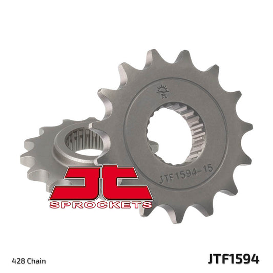 Front Sprocket 2149 15 YAMAHA 250 TRICKER '06-'08, YBR 250 '08-'11, XT 250X '08-'21 (214915JT) (Chain. 428), JT Sprockets