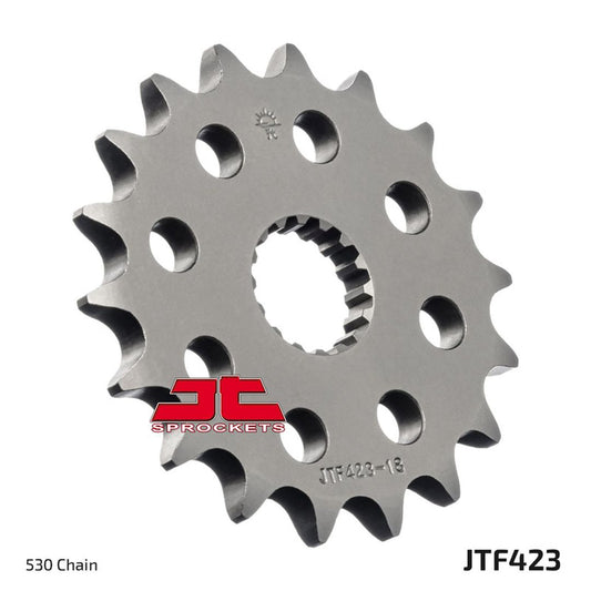 Front Sprocket 2190 18 Z Rubber SUZUKI GSXR 1300 '09-'24 (219018JTRB) (Chain. 530), JT Sprockets