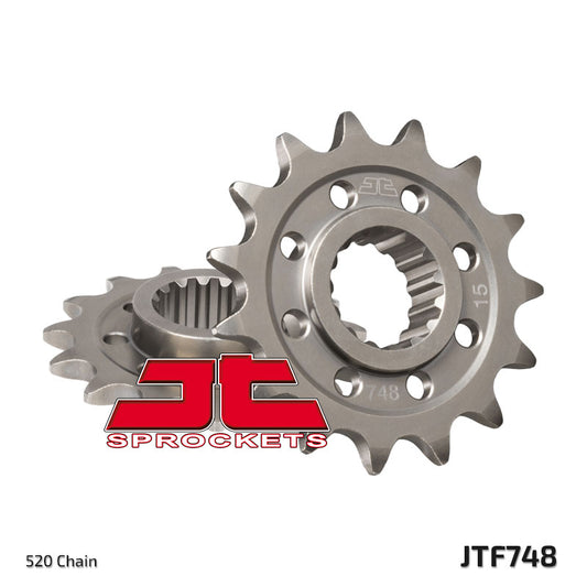 Front Sprocket 2250 15 DUCATI 899 PANIGALE '14-'15, 959 PANIGALE '16-'19, (1199 PANIGALE '12-'17 KONWERSJA NA Chain. 520) (225015JT) (Chain. 520), JT Sprockets