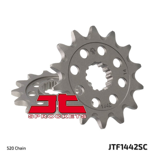 Front Sprocket 2259 14 (2292 14) SUZUKI RMZ 250 '13-'16 Self-cleaning (225914JT) (Chain. 520), JT Sprockets