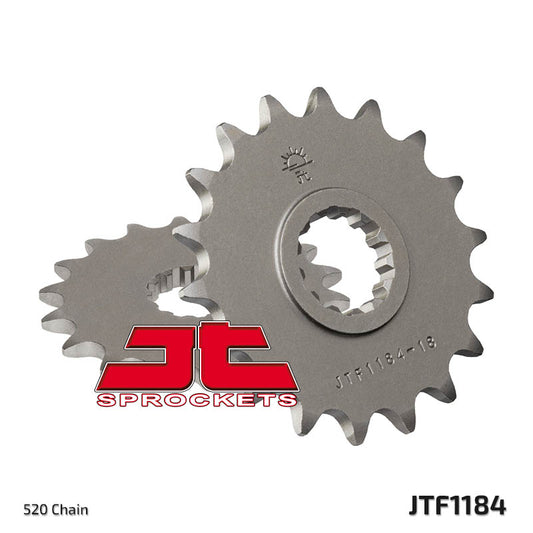 Front Sprocket 2328 18 TRIUMPH 865 BONEVILLE AMERICA SCRAMBLER 14-17 (MOD. 520), BONNEVILLE T100 17-18 (232818JT) (Chain. 520), JT Sprockets