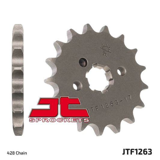 Front Sprocket 263 16 YAMAHA DT 125 LC '85-'88 (26316JT) (Chain. 428), JT Sprockets