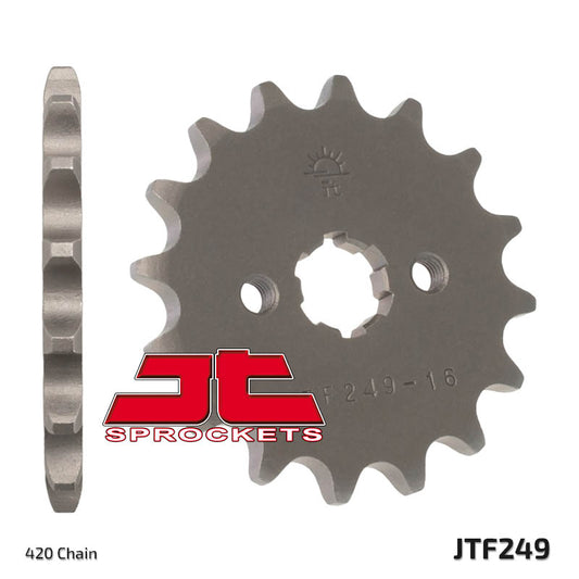 Front Sprocket 270 16 SUZUKI DRZ 110 '03-'05, HONDA ANF (Chain. 420) (27016JT), JT Sprockets
