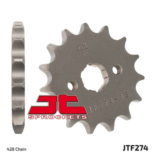 Front Sprocket 274 14 HONDA MTX 80R '87-'92 (27414JT) (Chain. 428), JT Sprockets