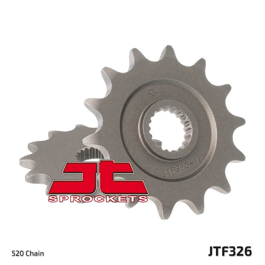 Front Sprocket 340 13 HONDA CR 125 '87-'03 (34013JT) (Chain. 520), JT Sprockets