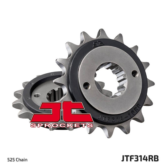 Front Sprocket 348 16 Z Rubber HONDA XRV 750 AFRICA TWIN '90-'03 (34816JTRB) (Chain. 525), JT Sprockets