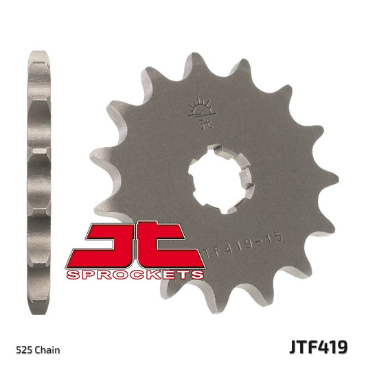 Front Sprocket 419 14 SUZUKI GT 250 '73-'78, (41914JT) (Chain. 525), JT Sprockets