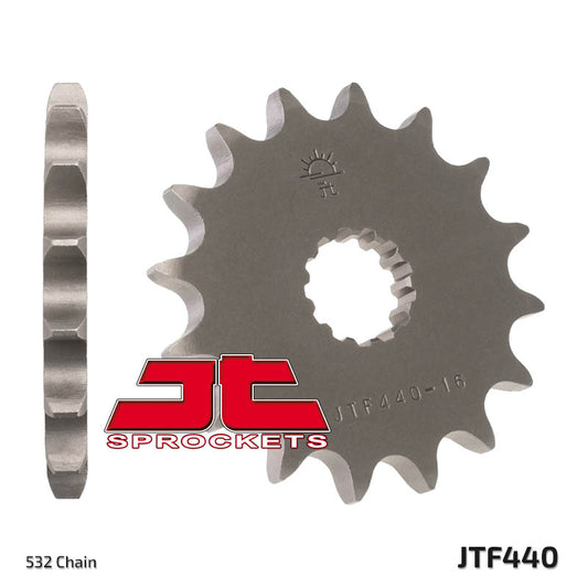 Front Sprocket 429 15 SUZUKI GSXR 1100 '89-'97, RF 900 (42915JT) (Chain. 532), JT Sprockets