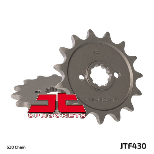Front Sprocket 430 13 KAWASAKI KXF 250 '04-'05, SUZUKI RMZ 250 '04-'05 (43013JT) (Chain. 520), JT Sprockets