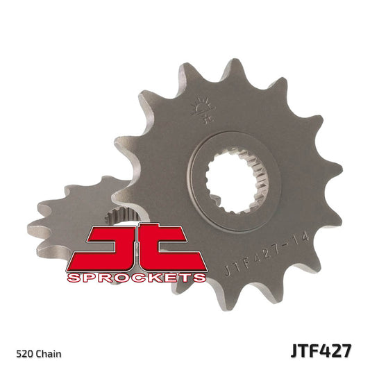 Front Sprocket 432 14 SUZUKI RM 125 '92-'07, RMZ 250 '10-'12 (43214JT) (Chain. 520), JT Sprockets