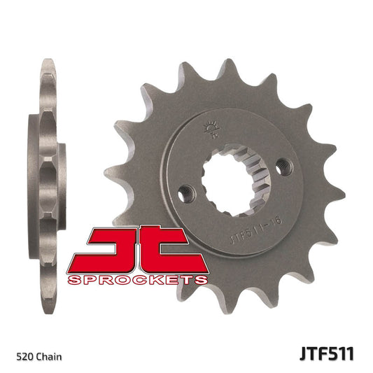 Front Sprocket 511 15 KAWASAKI KLR 650 '90-'14 (51115JT) (Chain. 520), JT Sprockets