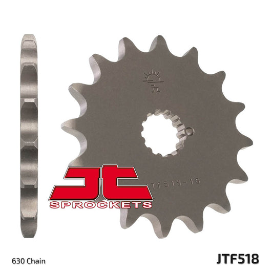 Front Sprocket 518 13 KAWASAKI Z 650 /750 '79-'83 (51813JT) (Chain. 630), JT Sprockets