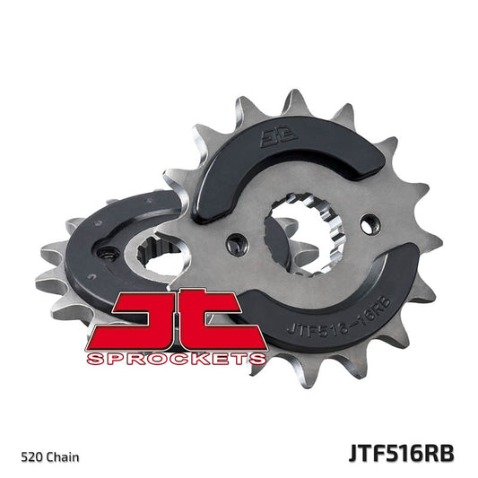 Front Sprocket 523 16 Z Rubber SUZUKI GS 500E '94-'06, GS 500F '04-'10 (52316JTRB) (Chain. 520), JT Sprockets