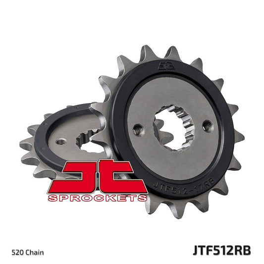 Front Sprocket 525 16 Z Rubber KAWASAKI GPZ500S '87-'05 (52516JTRB) (Chain. 520), JT Sprockets