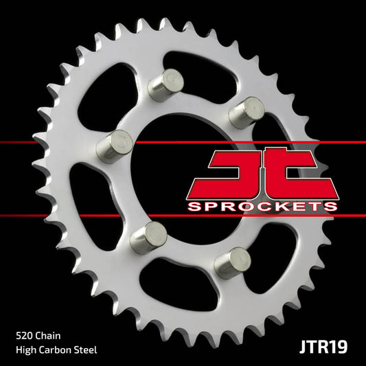 Rear Sprocket 3553 37 APRILIA AF1 125 '88-'93 (355337JT) (Chain. 520), JT Sprockets