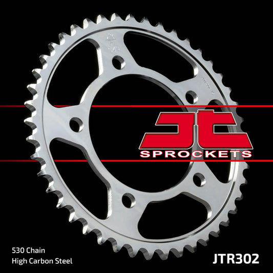 Rear Sprocket 408 43 HONDA CBR 600F '91-'96, CBF 1000 '06-'10 (SC58) (40843JT) (Chain. 530), JT Sprockets
