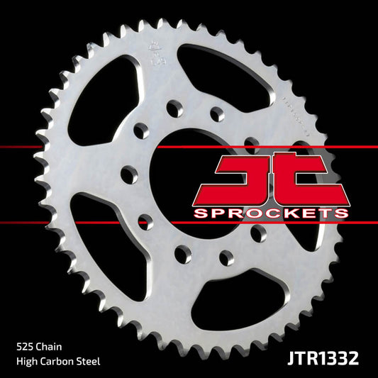 Rear Sprocket 4350 43 HONDA VT 600 SHADOW '88-'07, (-1) CB 500, CB 750 '93-'03, (+3) TRIUMPH AMERICA/SPEEDMASTER 800/865 ''03-'15 (-1) (435043JT) (Chain. 525), JT Sprockets