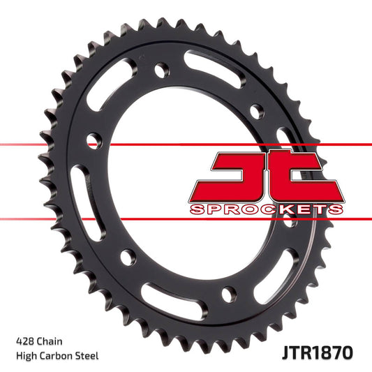 Rear Sprocket 4372 44 YAMAHA YBR 250 '07-'11 (437244JT) (Chain. 428), JT Sprockets