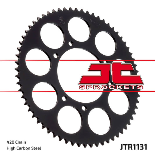 Rear Sprocket 4402 60 YAMAHA DT 50 '03-'06, MALAGUTI XTM, MRX, SMX (440260JT) (Chain. 420), JT Sprockets